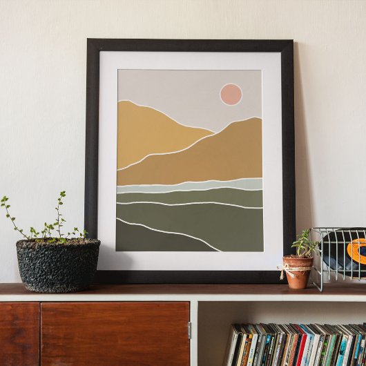 boho art moderne mur Imprimer, Poster de valeur Pa