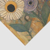 Boho Art Nouveau Wildflower Garden Tissuepapier (Detail)