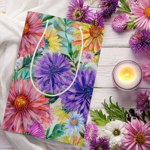 Boho Aster Bloemen Bloemstuk Medium Cadeauzakje