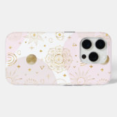 Boho Astrologie Goud Hemelpatroon Case-Mate iPhone Case (Achterkant (horizontaal))