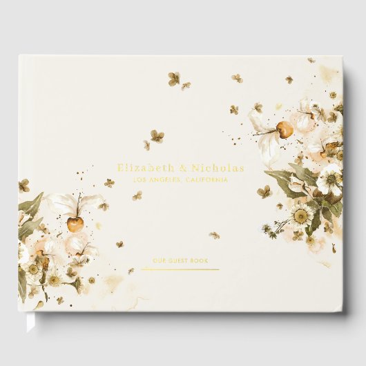 Boho Automne Fleur Sauvage | Mariage Botanique (Recto)