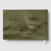 Boho Autumn Floral Wedding Gastenboek (Achterkant)