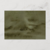 Boho Autumn Floral Wedding Reception Informatiekaartje (Achterkant)