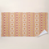 Boho Aztec Mudcloth Strandlaken (Voorkant)