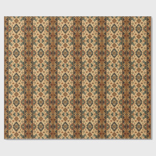 Boho Aztec Tribal Patroon Keuken Schort Rustieke Cadeaupapier