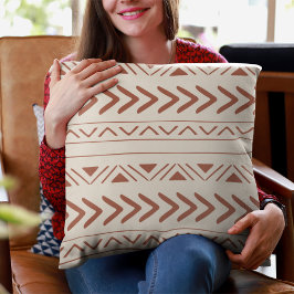 Boho Azteek Terracotta Kussen