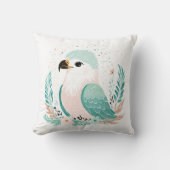 Boho Baby Eagle Coussin Pastel Green personnalisé (Recto)