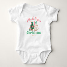 Boho Baby Eerste Kerstdag met Naam Konijnenboom
