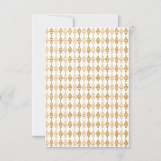 Boho Baby Elephant, aap, Lion Golf Baby shower Bedankkaart (Achterkant)