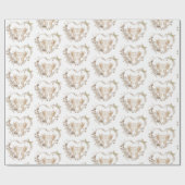 Boho Baby Feet Baby shower Cadeaupapier (Vlak)