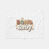 Boho Baby fleece deken (Voorkant (Horizontaal))
