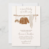 Boho Baby Genre Neutre Douche Invitation (Devant)