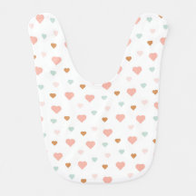 Boho baby girl pastel houdt van hart