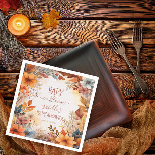 Boho Baby in Bloom Herfst Bloemstuk Baby Shower Servet