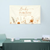 Boho Baby in Bloom Wildflower Baby shower Spandoek (Beurs)