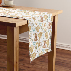 Boho Baby Kleding & Teddy Bear Runner Korte Tafelloper