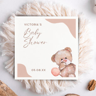 Boho Baby Meisje Beer Elegant Baby shower Cocktail Servet