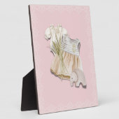 Boho Baby Meisje Outfit met Olifant | Roze Kinderk Fotoplaat (Zijkant)