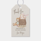 Boho Baby Nursery Theme Bedankt Cadeaulabel (Voorkant)