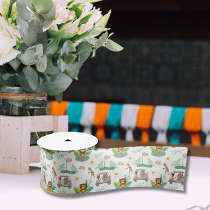 Boho Baby Olifant, Aap, Leeuw Golf Baby Patroon Lint