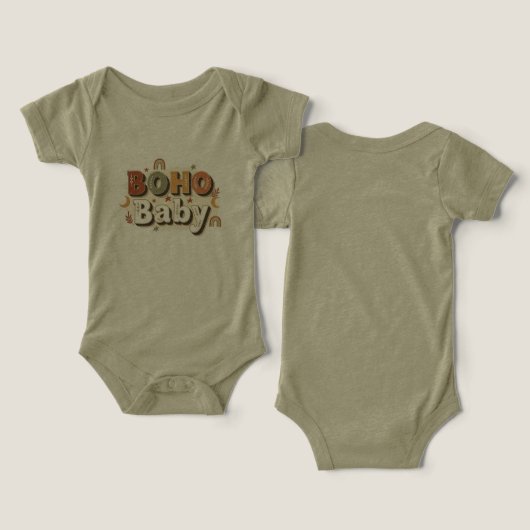 Boho Baby One-piece Top (Design Recto & Verso)