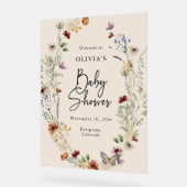 Boho Baby shower acryl teken Bord (Hoek)