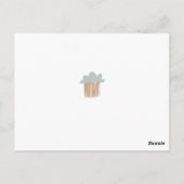 Boho Baby shower - Advieskaart Briefkaart (Achterkant)