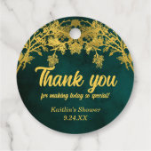 Boho Baby Shower | Bruiloft Dank Je Bedankjes Labels (Achterkant)