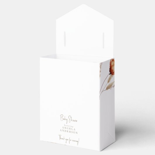 Boho Baby shower dank u gunstbox Bedankdoosjes (Geopend)