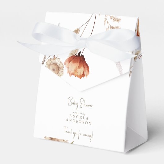 Boho Baby shower dank u gunstbox Bedankdoosjes (Voorkant Zijde)