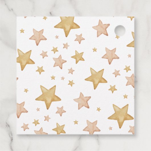 Boho Baby shower Dank u Label (Achterkant)