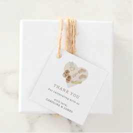 Boho Baby shower Dank u wel Bedankjes Labels