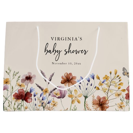 Boho Baby shower Groot Cadeauzakje (Voorkant)