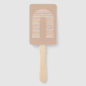 Boho Baby shower Handwaaier (Achterkant)