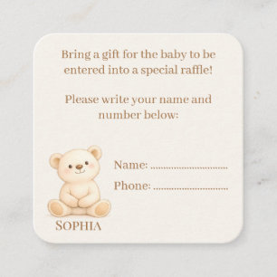 Boho Baby Shower  Informatiekaartje