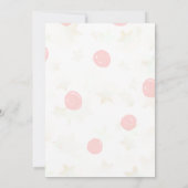 Boho Baby Shower Invitation Card Kaart (Achterkant)