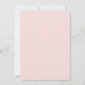 Boho Baby shower Invitation fille (Dos)