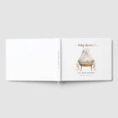 Boho Baby shower livre d'hôtes Neutral Bassinet (Complet)