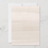 Boho Baby shower Modern Arch Invitation Kaart (Achterkant)