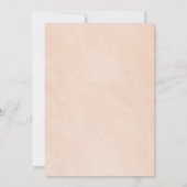 Boho Baby shower Neutral Spring Party Invitation Kaart (Achterkant)