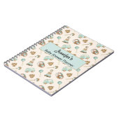 Boho Baby shower Planner-Keepsake  speelgoed Notitieboek (Linkerzijde)