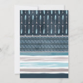 Boho Baby shower Uitnodiging (Achterkant)