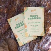 Boho Baby shower Uitnodiging