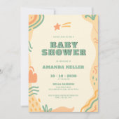 Boho Baby shower Uitnodiging (Voorkant)