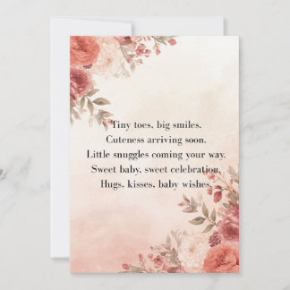 Boho Baby Shower Uitnodiging Pastel Thema