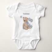 Boho baby teddybeer Baby shower Romper (Voorkant)