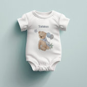 Boho baby teddybeer babyfeest  romper