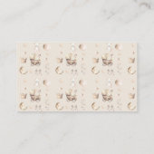 Boho Baby Wieg Geslacht Onthulling Luier Raffle Ti Informatiekaartje (Achterkant)