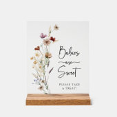Boho baby's zijn zoet acryl teken bord (Voorkant)