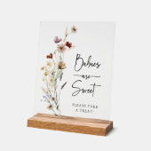 Boho baby's zijn zoet acryl teken bord (Hoek)